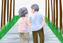 散步漫画图片,漫画中的悠闲生活剪影